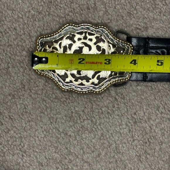 Express Studded Leather Belt Western Cowgirl Cowboy style - Picture 8 of 16
